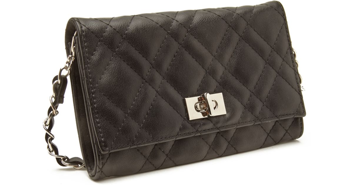 Forever 21 Black Quilted Crossbody Bag