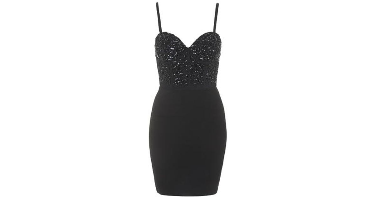 Beaded Bustier Dress