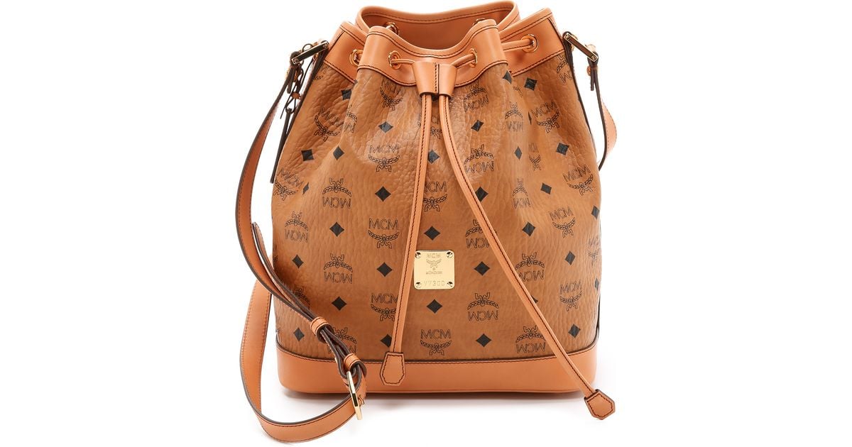 mcm drawstring backpack