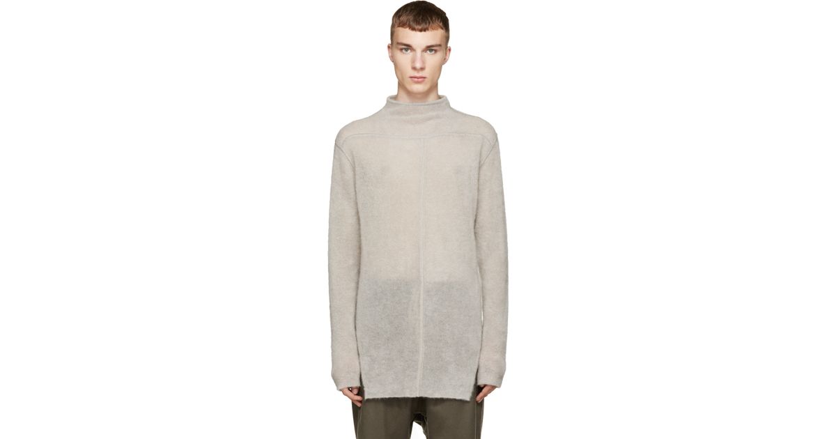 rick owens mohair sweater