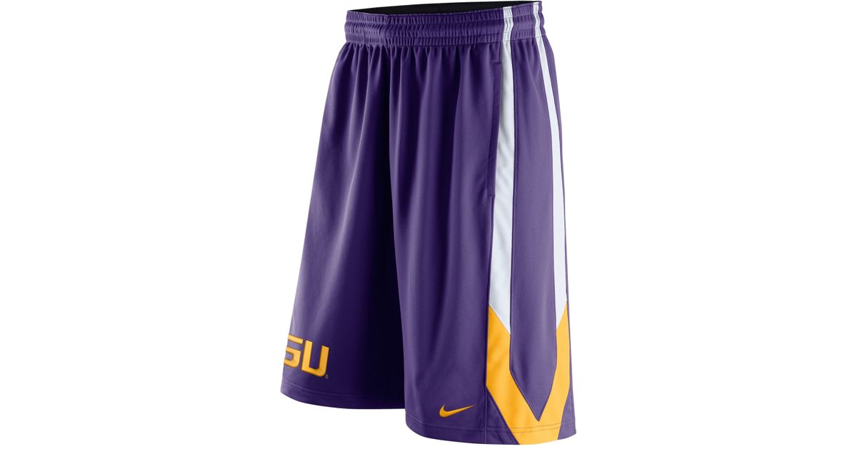 Nike LSU Tigers Replica Basketball Shorts - Purple