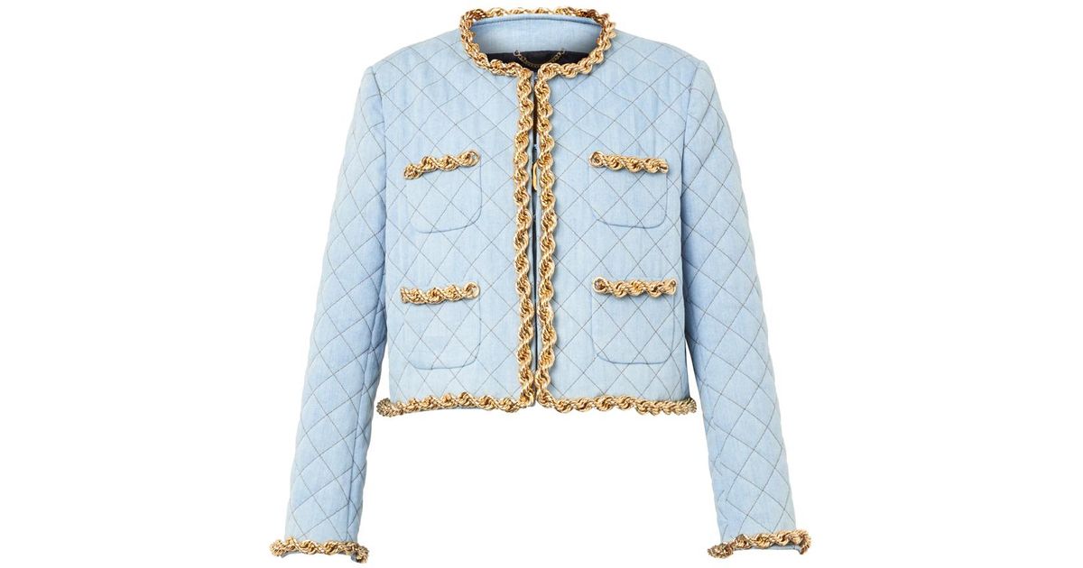 moschino chain jacket
