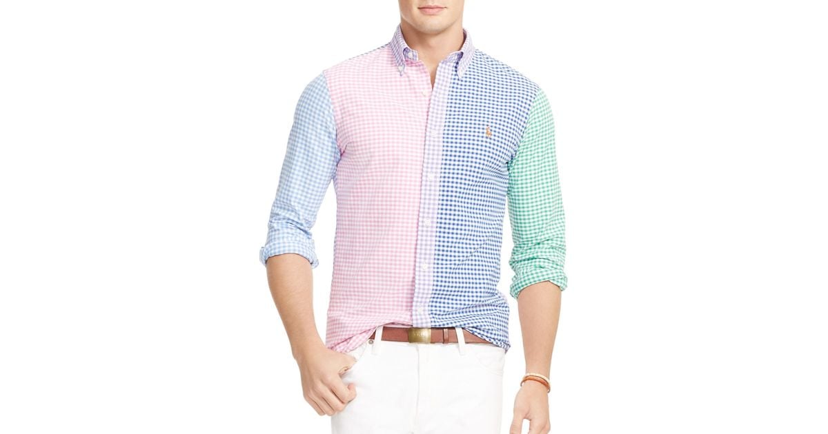 Polo Ralph Lauren Multi-gingham Oxford Regular Fit Button Down Shirt for  Men - Lyst