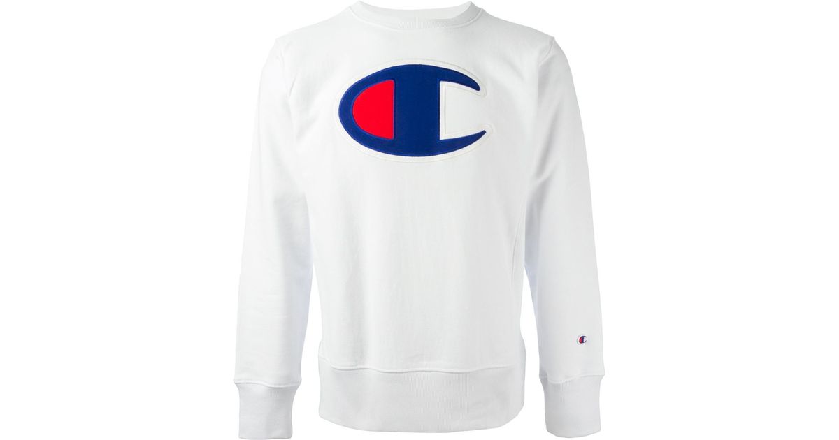 champion large logo sweatshirt