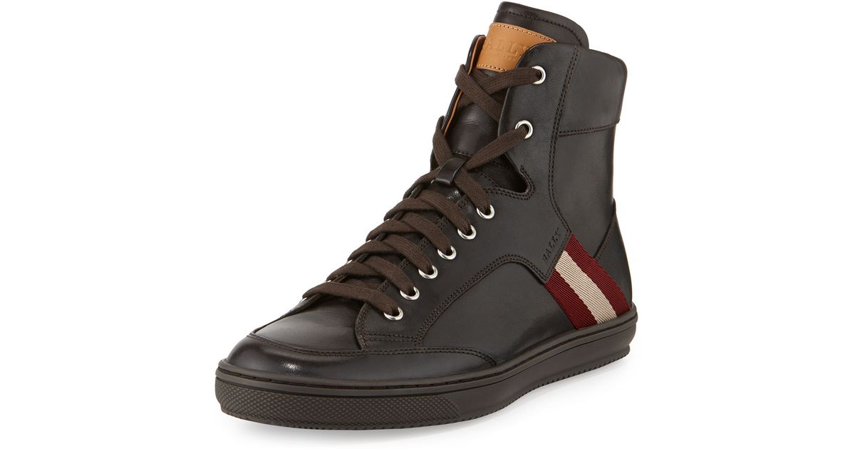 bally high top sneakers