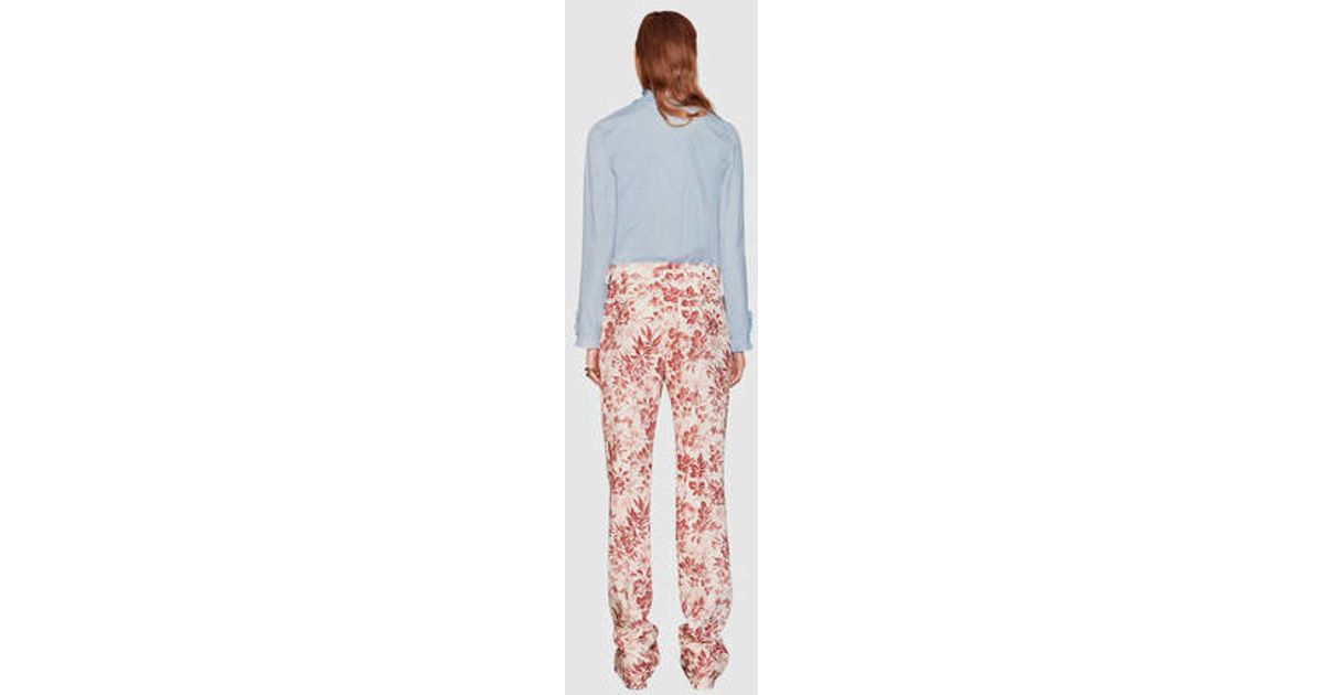 gucci linen pants