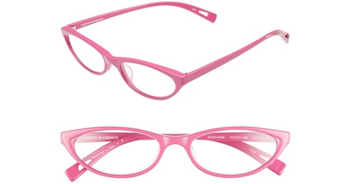 Corinne Mccormack Roseanne 52mm Reading Glasses In Pink Lyst
