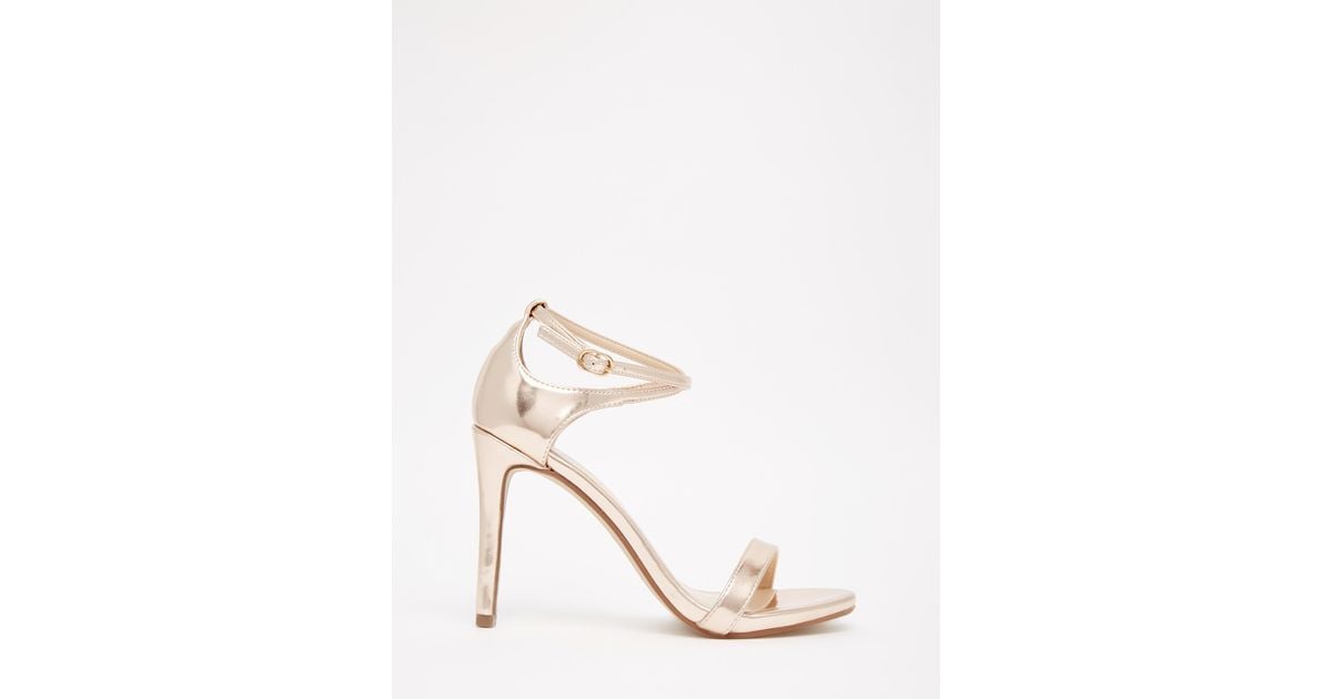call it spring rose gold heels