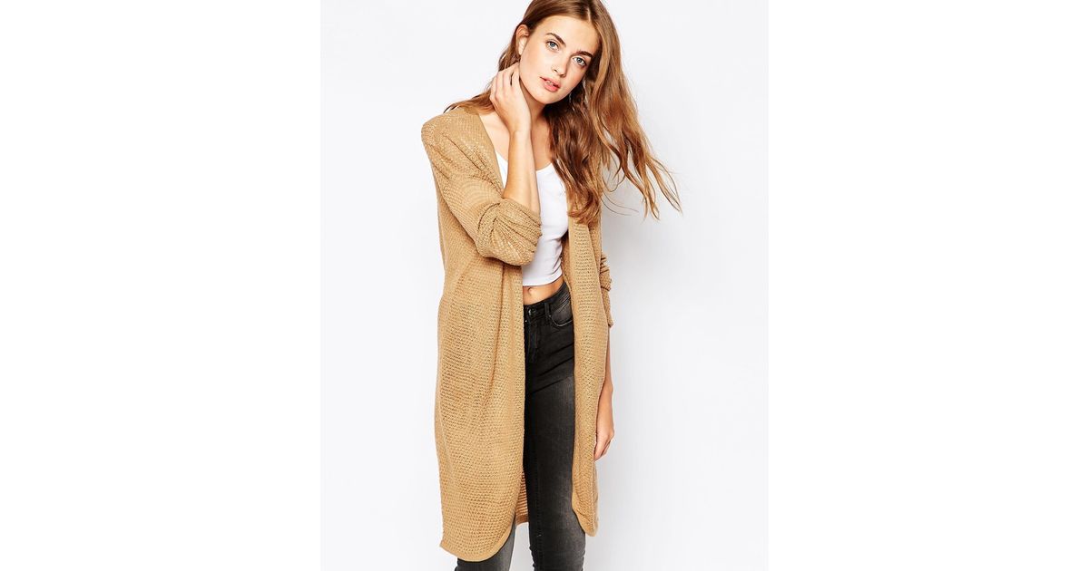 camel coloured cardigan
