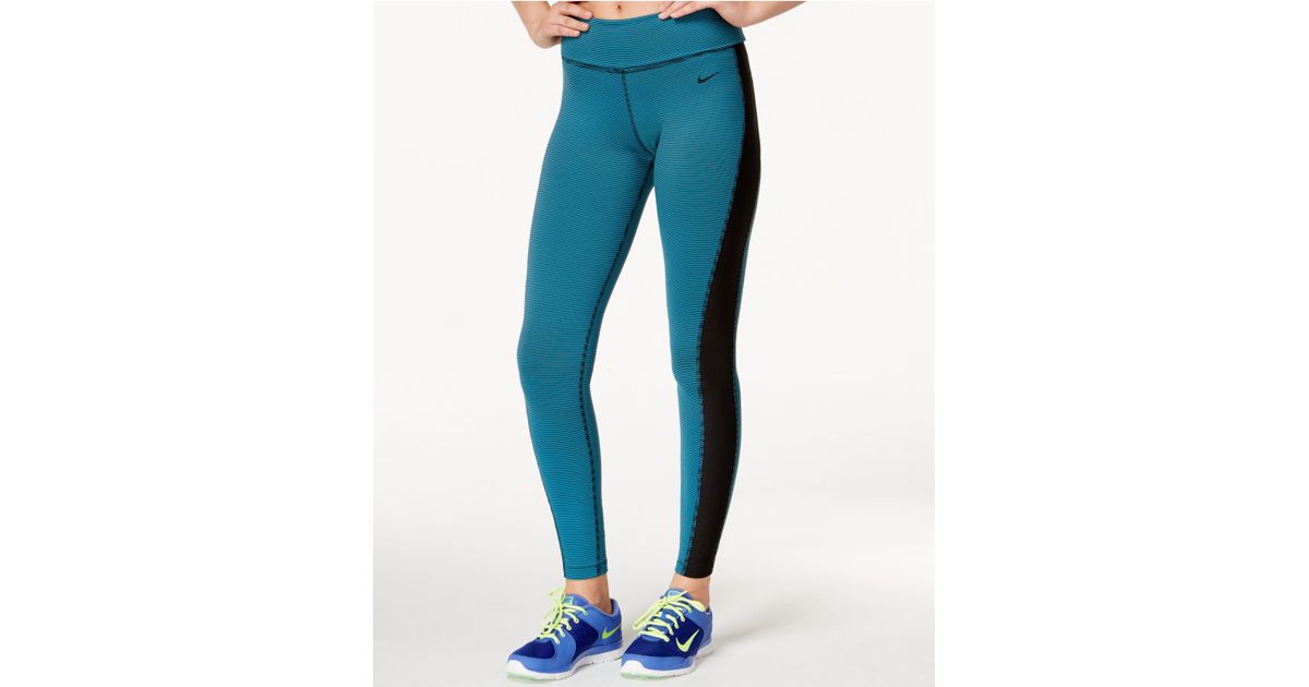 nike striped leggings