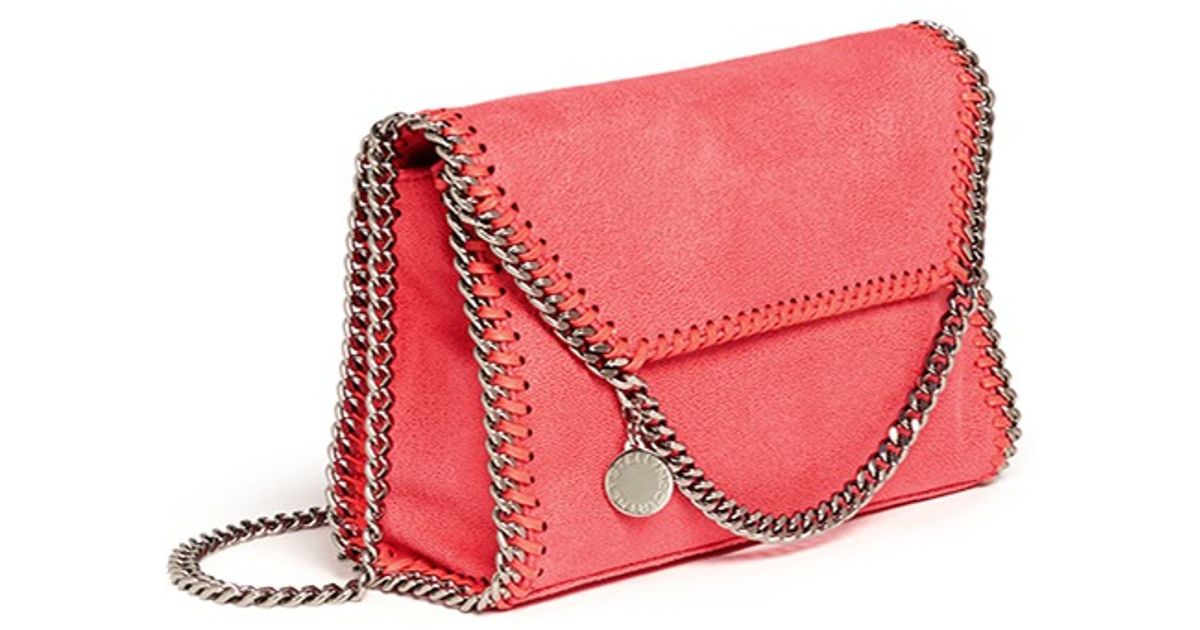 Stella McCartney 'falabella' Mini Crossbody Bag in Pink Lyst