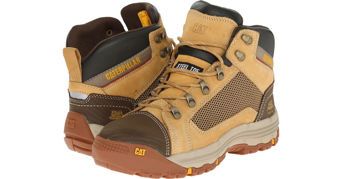 caterpillar men's convex mid steel toe work boot