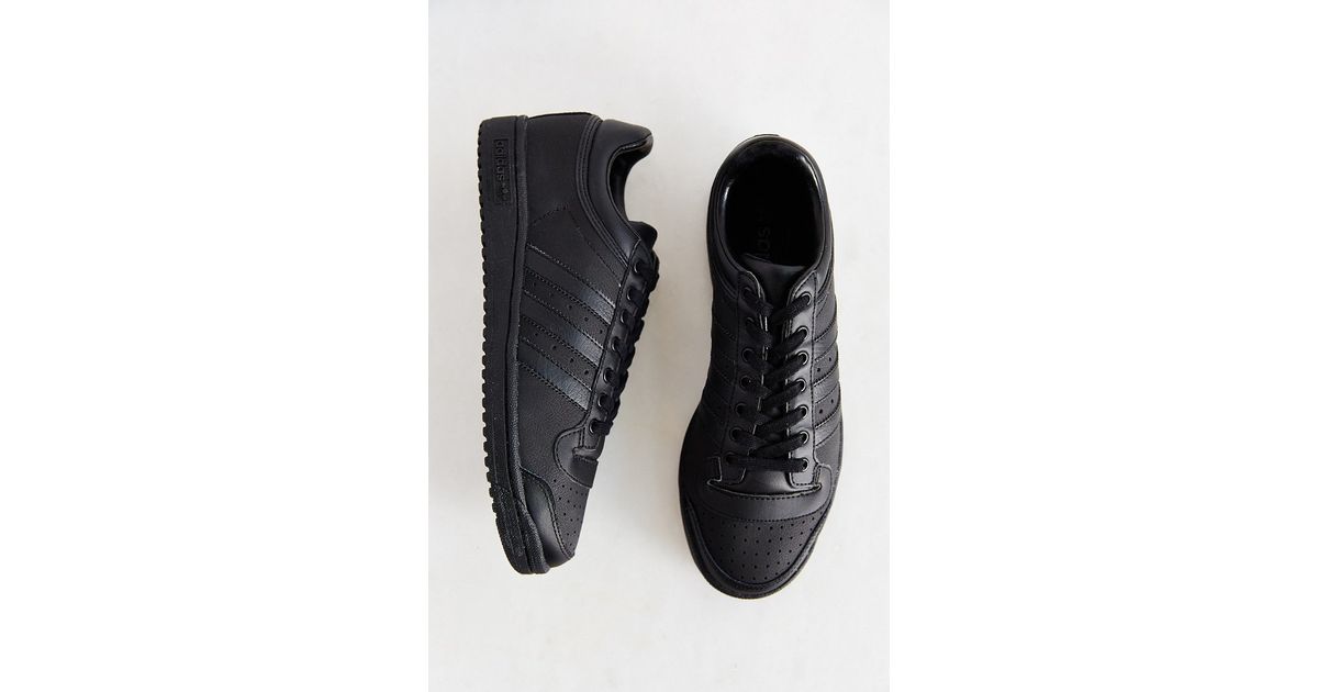 adidas top ten low black