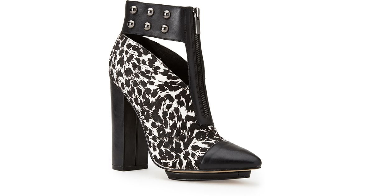 Forever 21 Refined Animal Print Booties 