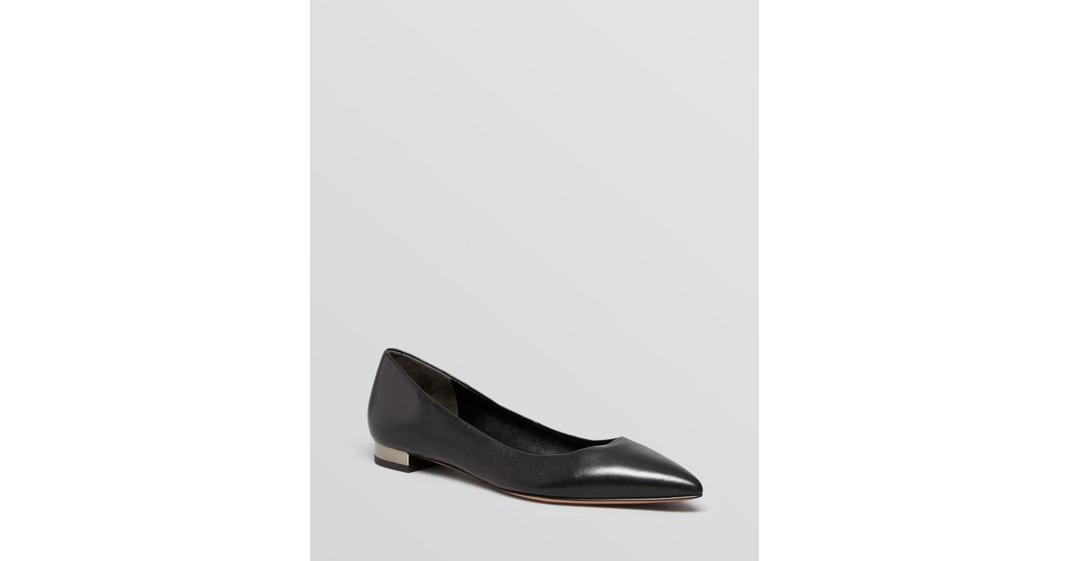 via spiga black flats