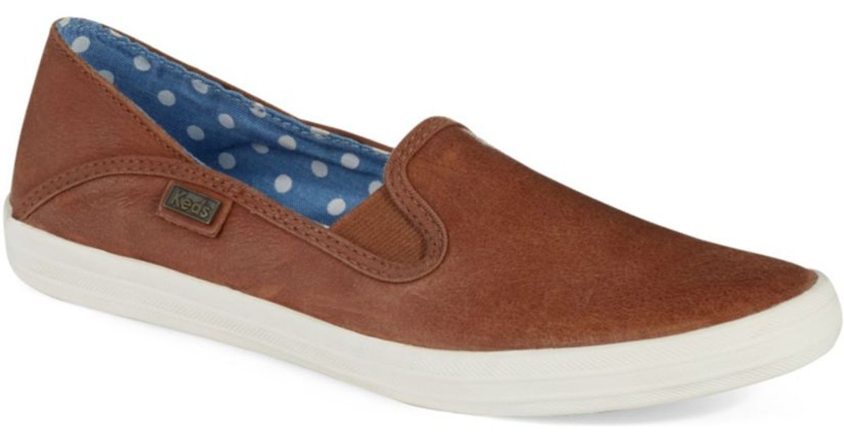 keds cognac slip on