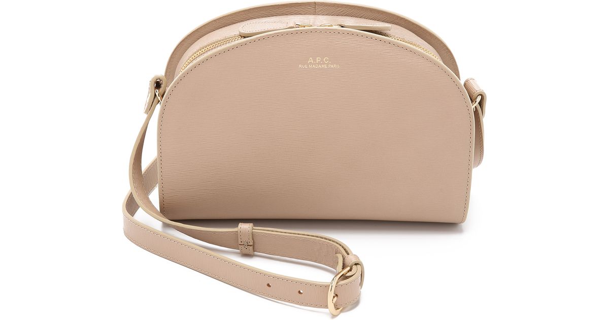 apc half moon bag beige