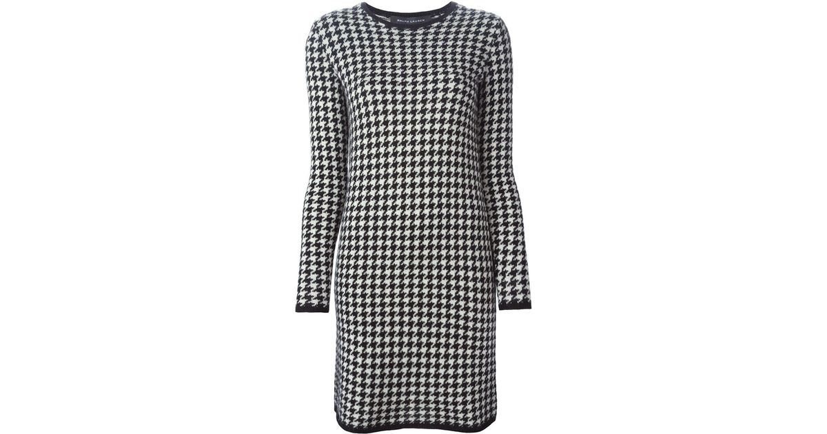 ralph lauren houndstooth dress