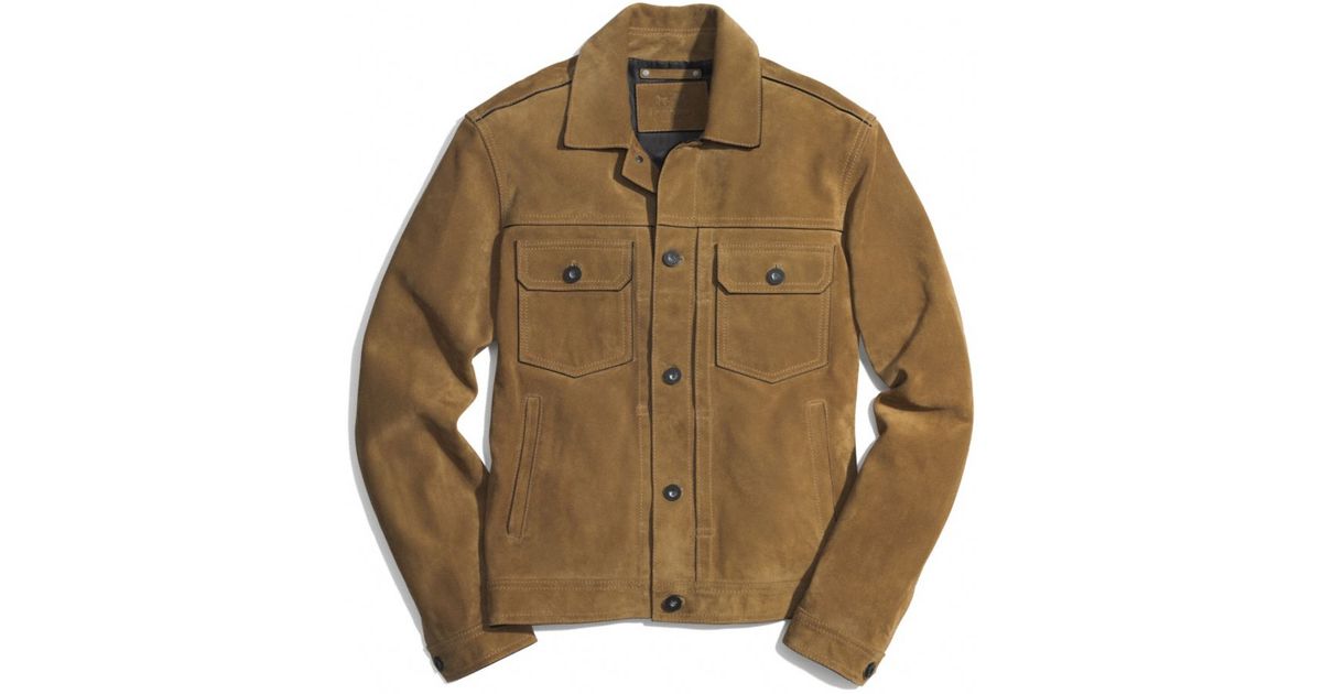 womens suede jean jacket