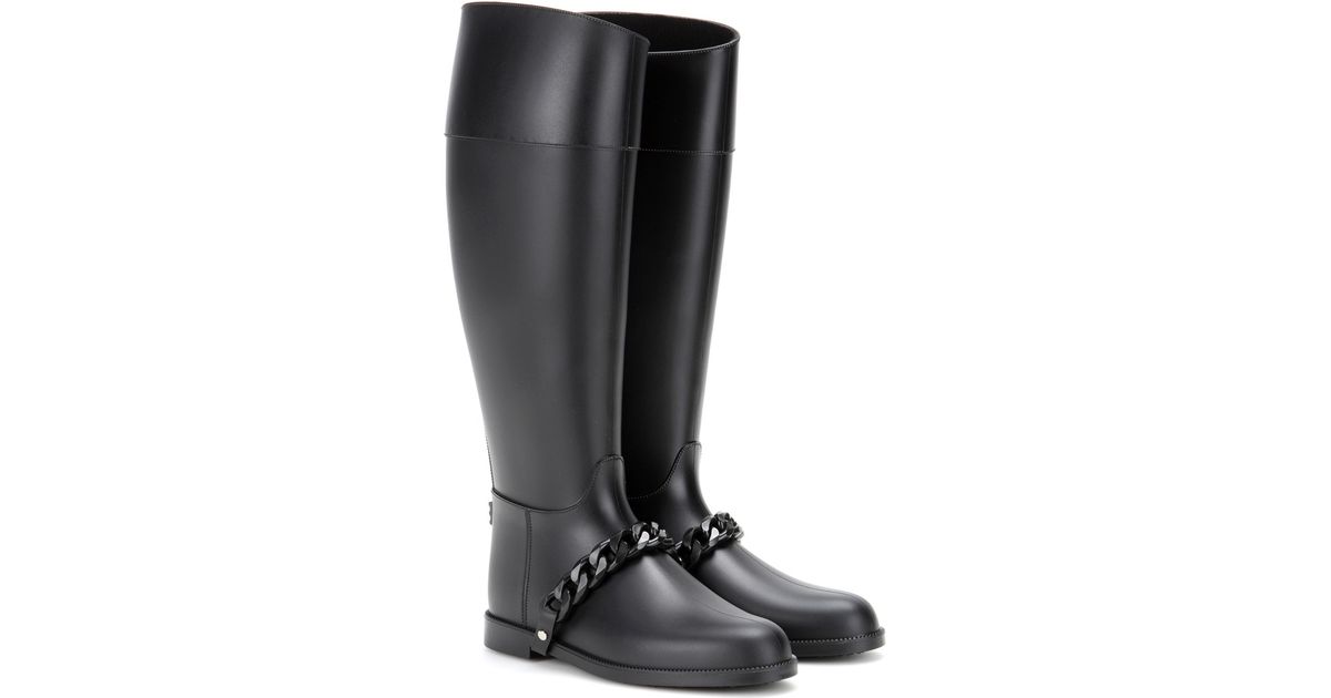 givenchy eva chain rain boots