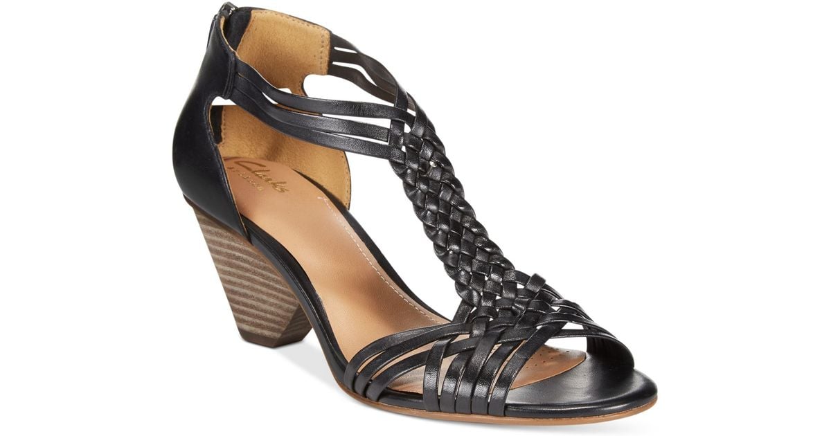 Clarks Artisan Women's Ranae Monique Dress Sandals in Black | Lyst