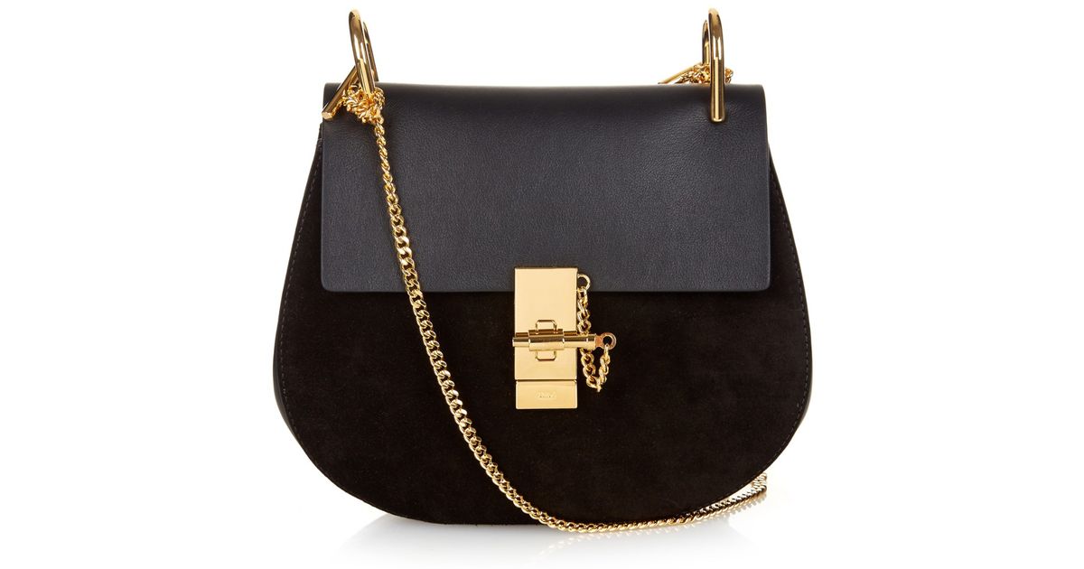 chloe drew bag suede