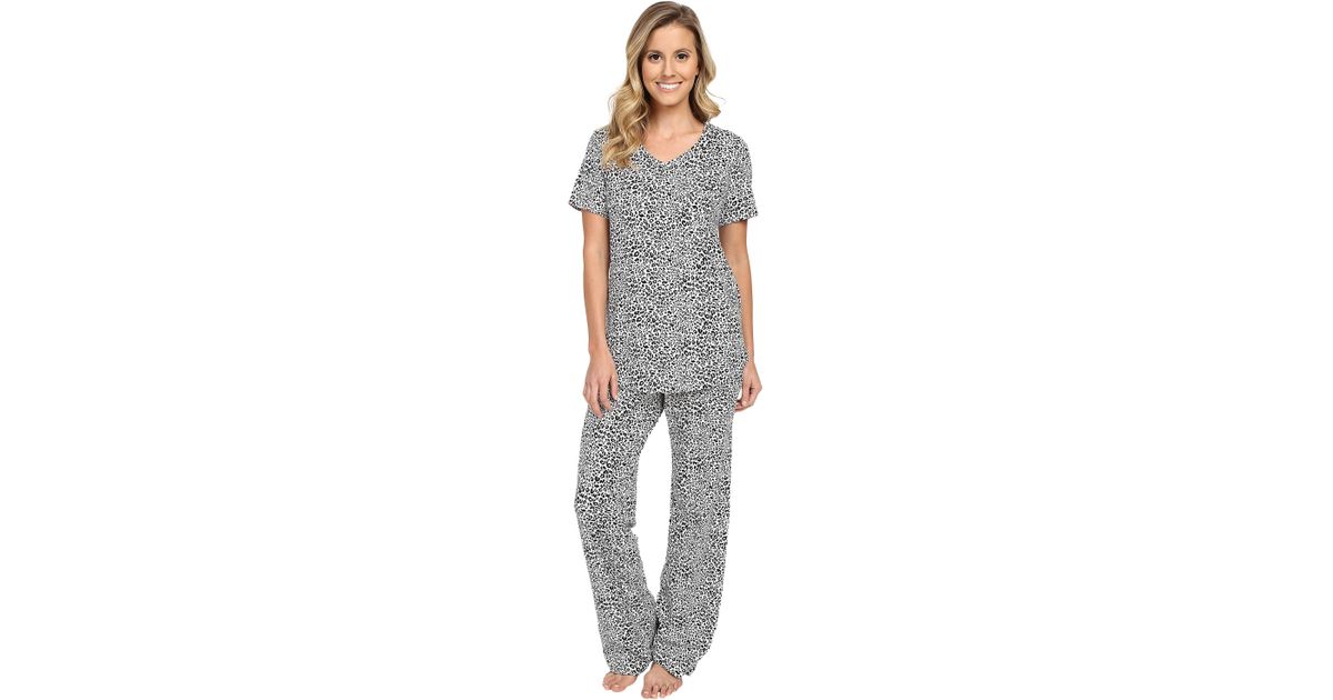 Vera Bradley Knit Pajama Set in White 