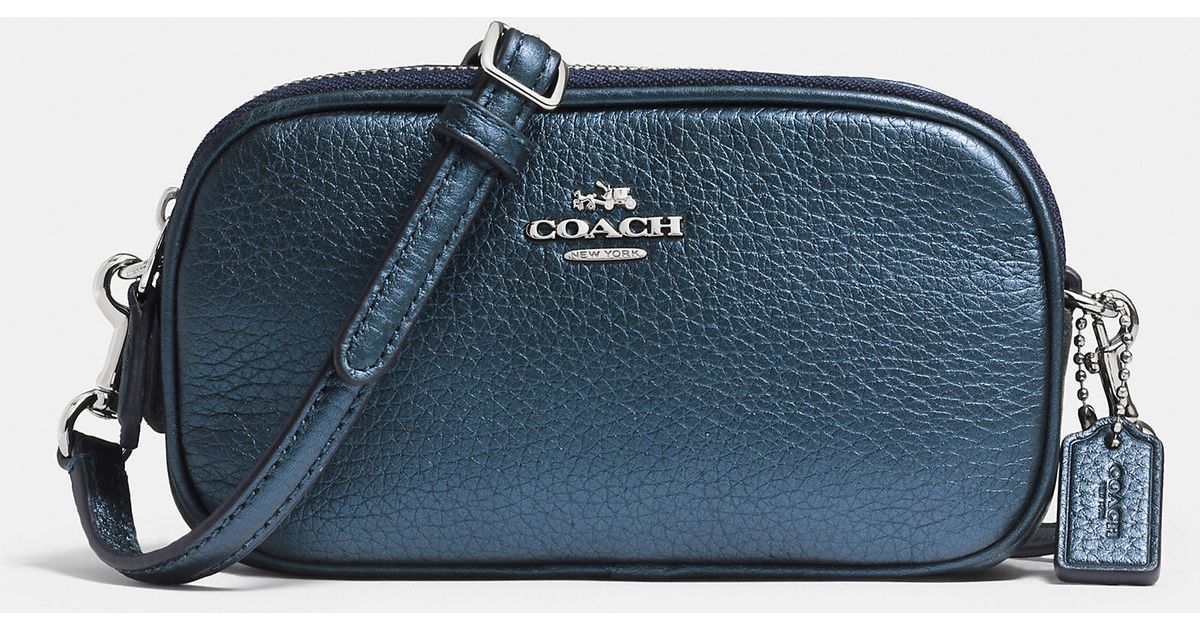 coach metallic crossbody