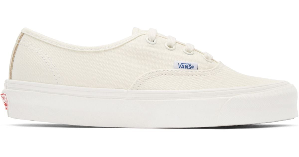 Ivory Canvas Og Authentic Lx Sneakers 