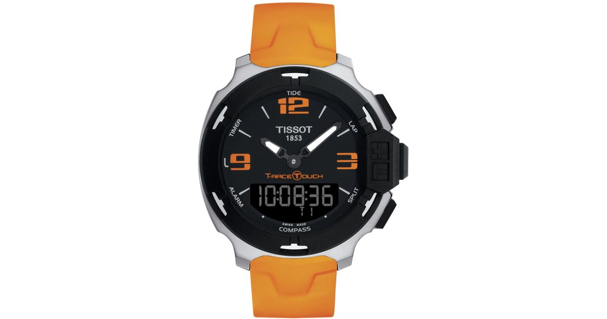 tissot touch orange strap