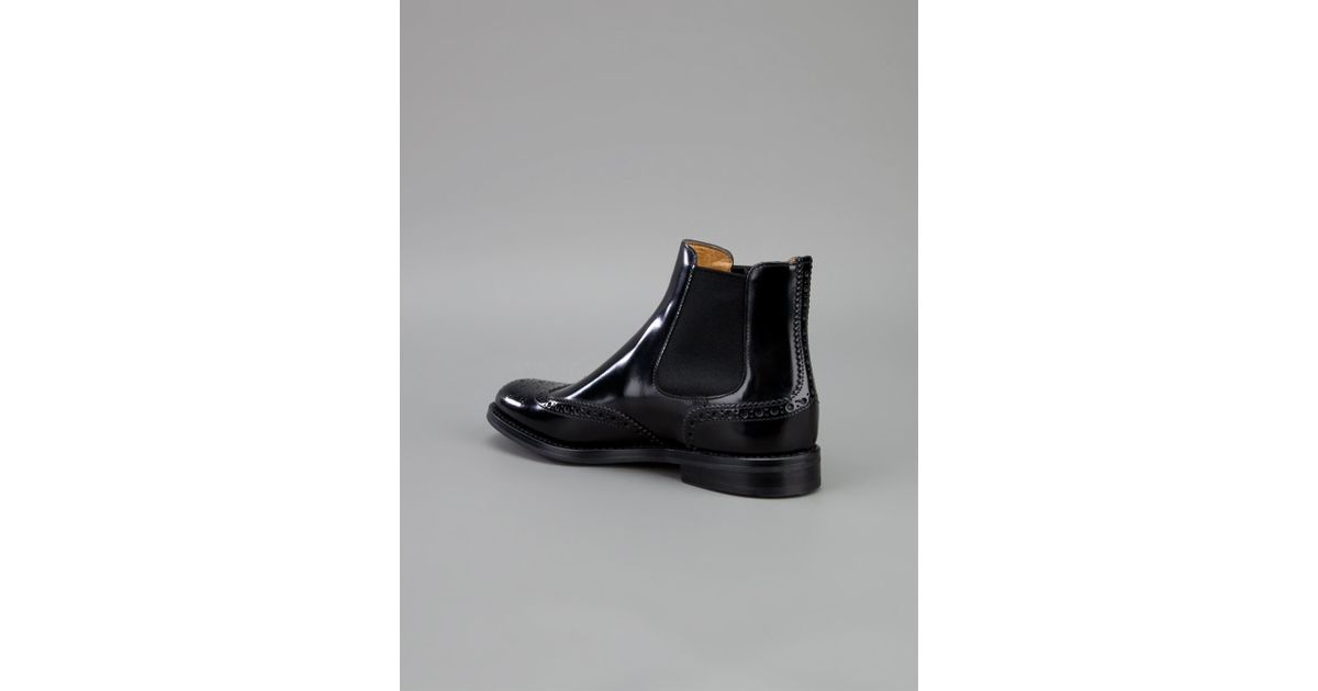 church's black chelsea boots
