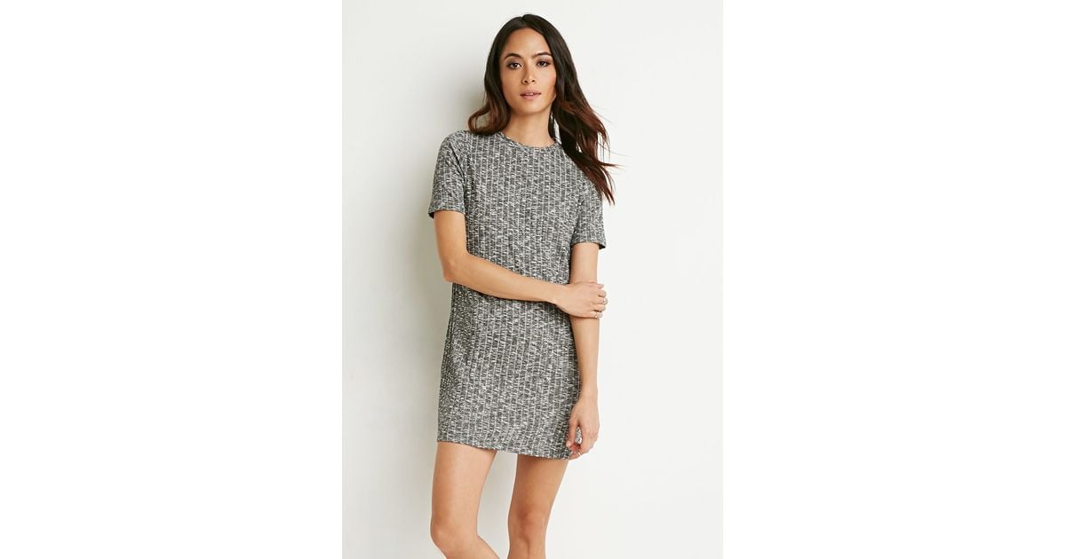ribbed t shirt dress
