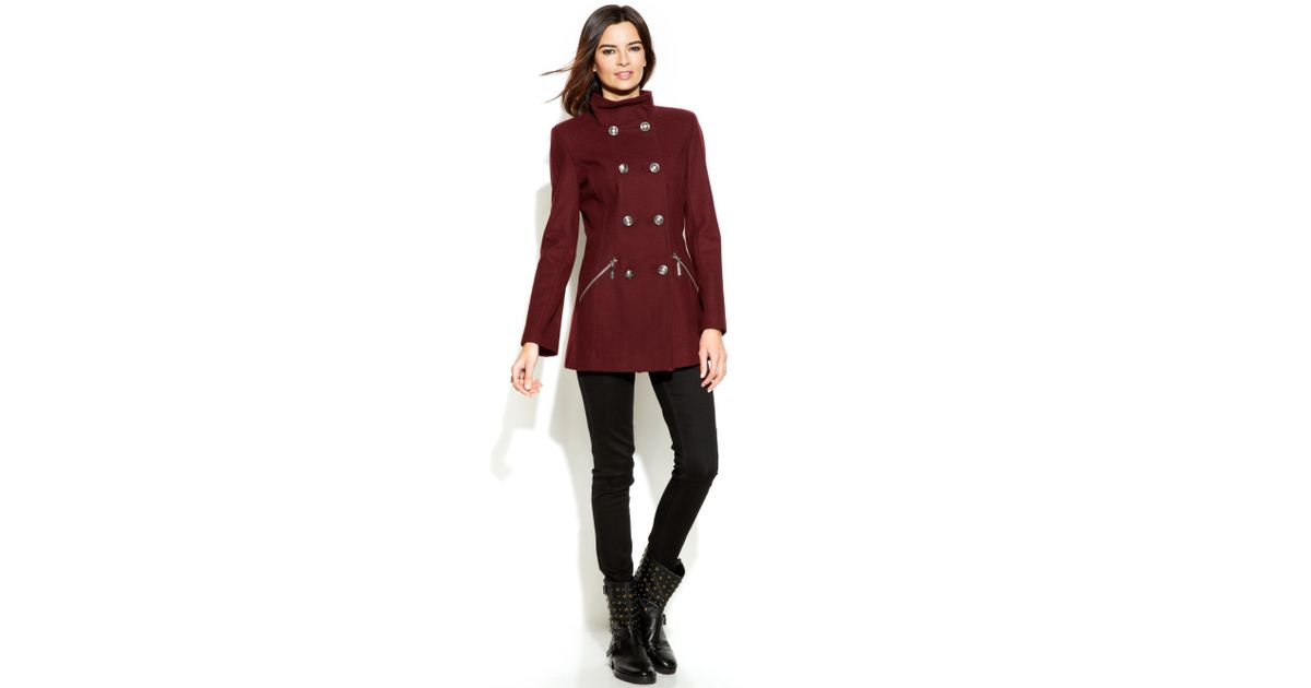 stand collar peacoat