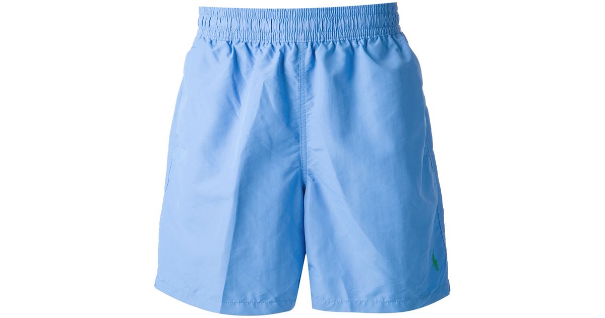Polo Ralph Lauren Hawaiian Swim Shorts in Blue for Men - Lyst