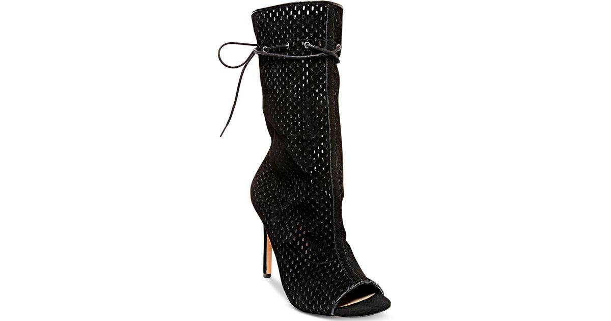 steve madden caged booties