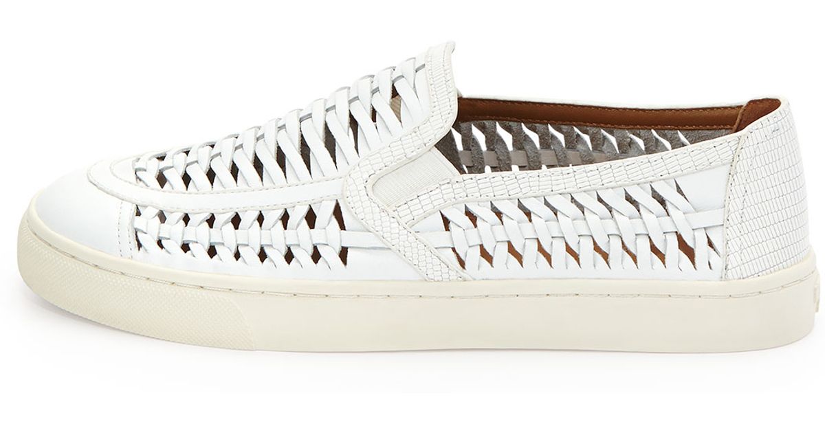 tory burch huarache slip on sneaker