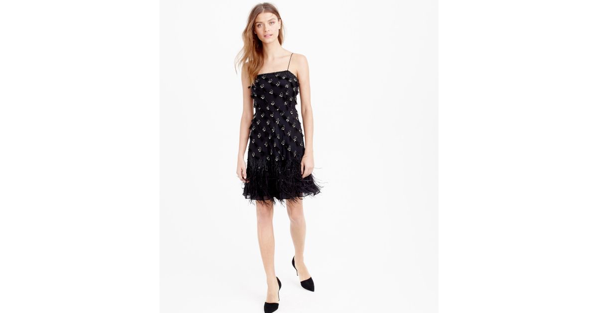 feather flapper dress