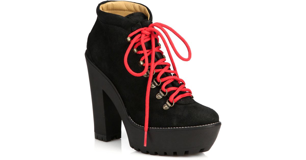 ralph lauren black ankle boots