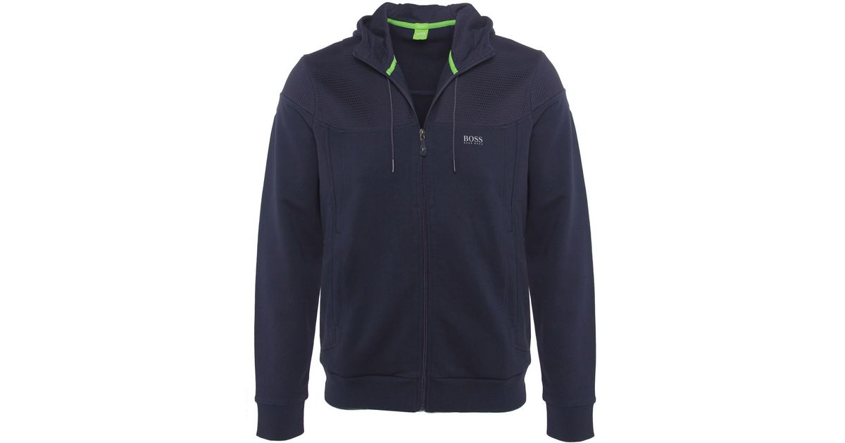 hugo boss green hoodie