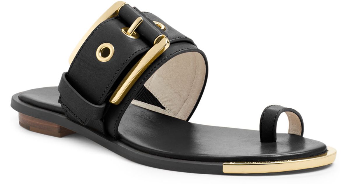 michael kors toe ring sandals