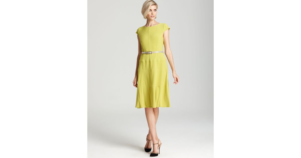anne klein yellow dress