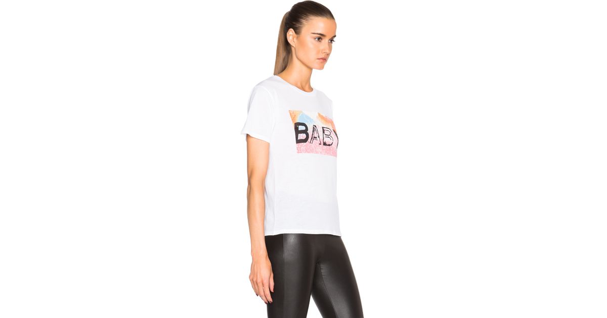 saint laurent baby tee