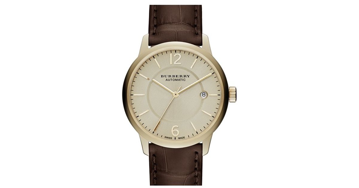 burberry watch automatic