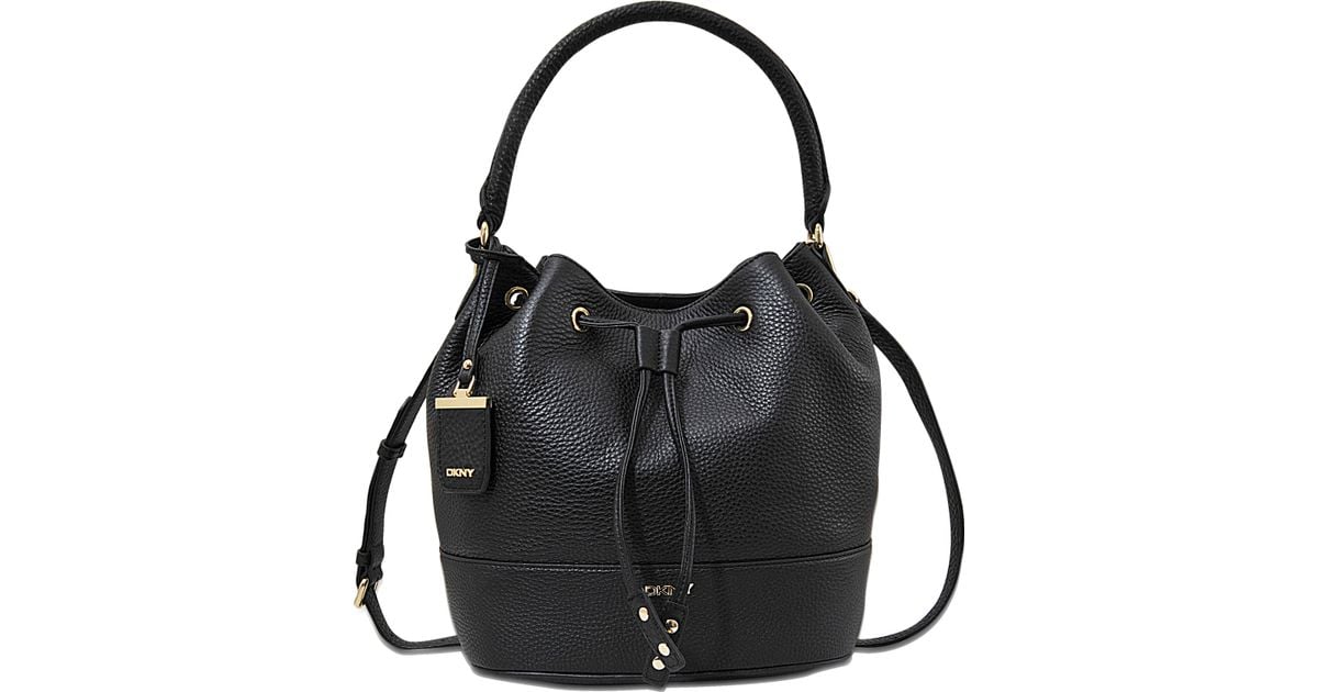 DKNY Tribeca Bucket Bag in Black - Lyst