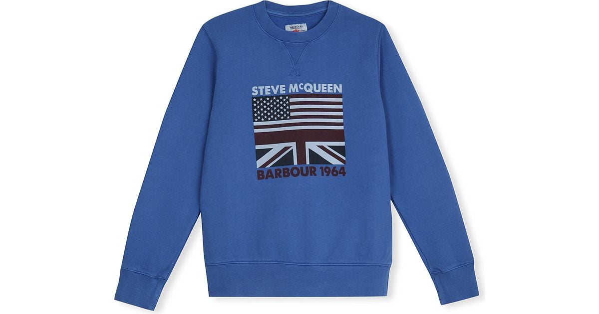 barbour steve mcqueen sweatshirt