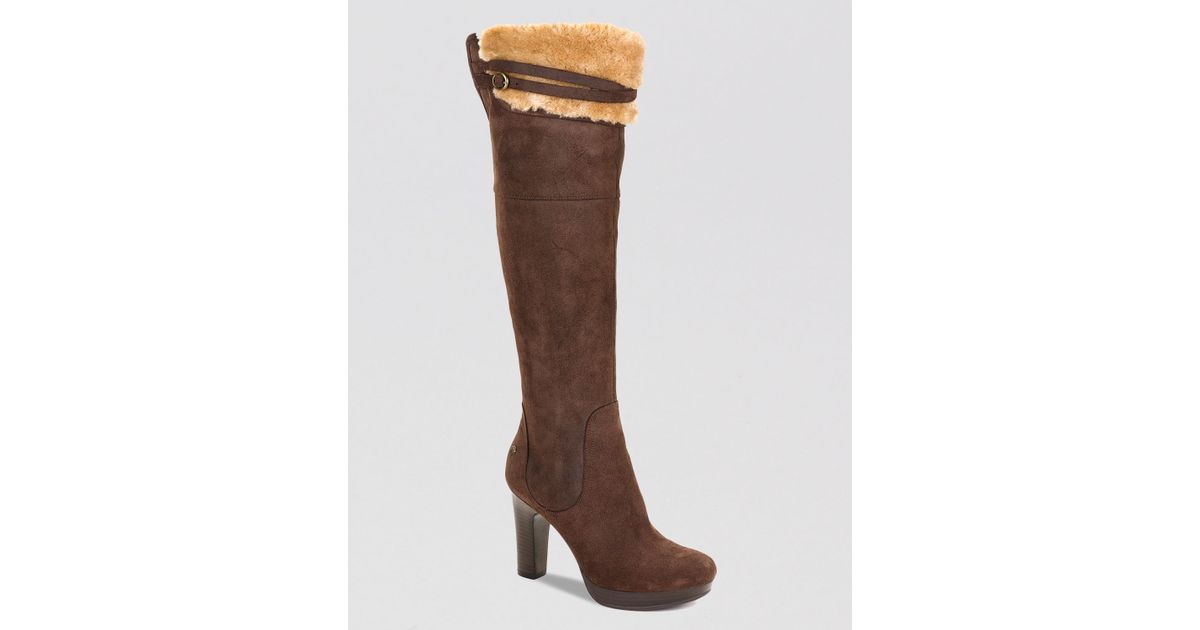 ugg high heel boots