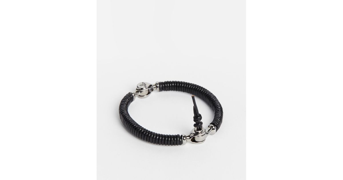 Vivienne Westwood Bangle Bracelet in Black for Men Lyst