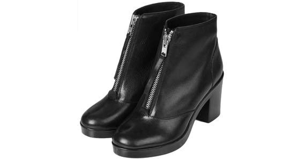 front zip bootie