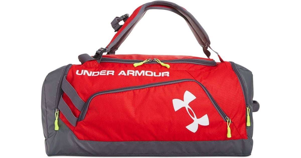under armour bag red