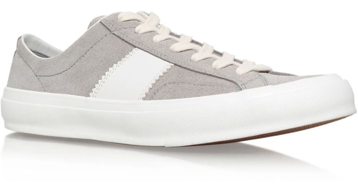 Tom Ford Cambridge Suede Sneaker in Grey for Men - Lyst
